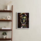 "Shes Blooming" - Art Print in Magical Rose by Theresa Bear - In a Room