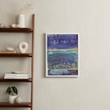 "Intergalactic 1" - Art Print in Moody Blue by Laura Rodil - In a Room