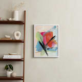 "Weekend Getaway" - Art Print in Tangerine by Monica Janes Fine Art - In a Room