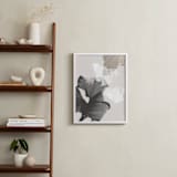 "Refractions" - Art Print in Taupe by Creo Study - In a Room