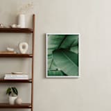 "Tropical Leaves" - Art Print in White by Alicia Abla - In a Room