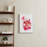 "summer tanagers" - Art Print in watermelon by Kiana Lee - In a Room