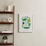 "Ten Green Things" - Art Print in Green by Ana Peake - In a Room
