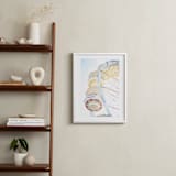 "Puyallup Merry Go Round" - Art Print in Colorful Sky by Sharon Rowan - In a Room