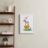 "Safari Stack" - Art Print in Jungle by Hudson meet Rose - In a Room