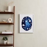 "To the stars and beyond" - Art Print in Prussian Blue by raven erebus - In a Room
