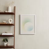 "Light of the Moon" - Art Print in Light Blue by Sarah Lund - In a Room