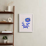 "A Flower For You, A Flower For Me II" - Art Print in Rain by Kayla King - In a Room