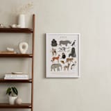 "Africa, endangered animals" - Art Print in Ivory by Sabrin Deirani - In a Room