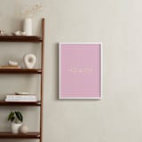 "Cowgirl II" - Art Print in Rose Petal Pink by Gwen - In a Room