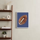 "Let's Play! 1" - Art Print in Denim by Alethea and Ruth - In a Room