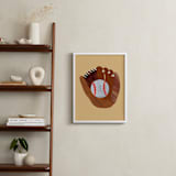 "Let's Play! 4" - Art Print in Sand by Alethea and Ruth - In a Room