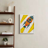 "Space to Explore I" - Art Print in Flare by Heather Schertzer - In a Room