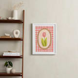 "My Little Tulip" - Art Print in Apricot by Kate Vories - In a Room