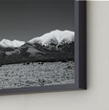 "Reach New Heights" - Art Print in Charcoal by Ana V. Ramirez - Frame Close-up