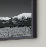 "Reach New Heights" - Art Print in Charcoal by Ana V. Ramirez - Frame Close-up