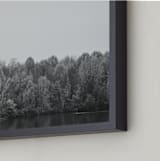 "lake side" - Art Print in Black and white by Robin Ott - Frame Close-up