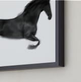 "Pure Energy" - Art Print in Black by Irene Suchocki - Frame Close-up