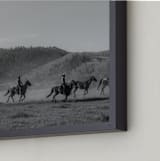 "wild wild west I" - Art Print in Western Grey by Sara Hicks Malone - Frame Close-up