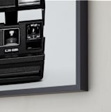 "In an Instant" - Art Print in Black & White by 1885 Atelier - Frame Close-up