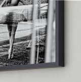 "Musing of Synchronicity" - Art Print in Black & White by Zanne Bedore - Frame Close-up