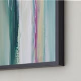 "Grace" - Art Print in Teal by Artsy Canvas Girl Designs - Frame Close-up