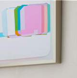 "Screens18" - Art Print in Spring by Nezha Chan - Frame Close-up