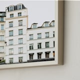"Montebello" - Art Print in Beige by Heather Deffense - Frame Close-up