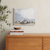 "Sundown in the Chisos" - Art Print in Ice Blue by Kati Ramer - In a Room