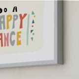 "happy dance" - Art Print in Melon Pink by Angel Walker - Frame Close-up
