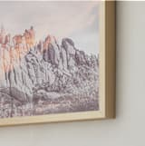 "High Hopes" - Art Print in Dreamsicle by Lissabeth Anglin - Frame Close-up