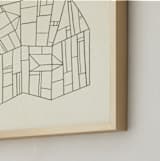 "greenhouse II" - Art Print in leaf by Sumak Studio - Frame Close-up