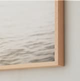 "Neutral wave" - Art Print in Neutral ivory by Lying on the grass - Frame Close-up