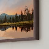"Wanderlust" - Art Print in Forest by Alicia Abla - Frame Close-up