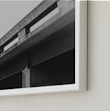 "Bridge Lines" - Art Print in Concrete by Brianne Larsen - Frame Close-up