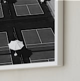 "Game Time" - Art Print in Asphalt by LindseyErin - Frame Close-up