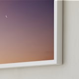 "Between Day and Night" - Art Print in Dusky Pink by Katrina Elise - Frame Close-up