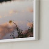 "One Flower, One Evening" - Art Print in Blush by Em Hale - Frame Close-up
