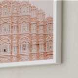 "Palatial" - Art Print in Rose by Creo Study - Frame Close-up