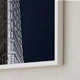 "Negative Space: New York Flatiron II" - Art Print in Slate by Jessica C Nugent - Frame Close-up