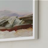 "Hilltop I" - Art Print in Grasses by Kayla King - Frame Close-up