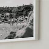 "Euro Summer" - Art Print in Black & White by Ellen Schlegelmilch - Frame Close-up