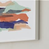 "mountain sunset one" - Art Print in golden hour by Carrie Moradi - Frame Close-up