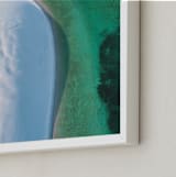 "The Emerald Lagoon" - Art Print in Emerald Green by Benno and Noosa - Frame Close-up