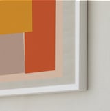"Come And Stay With Me IIII" - Art Print in lbers Orange by Alain Castoriano - Frame Close-up