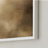 "Golden Light" - Art Print in Golden by Jan McElhinny - Frame Close-up