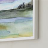 "Lavender Sky" - Art Print in Lavender by Sonal Nathwani - Frame Close-up