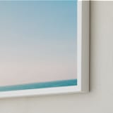 "Martha's Horizon" - Art Print in Sky Blue by Whitney Deal - Frame Close-up