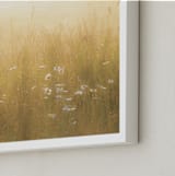 "Golden Meadow" - Art Print in yellow by Julia Preminger - Frame Close-up