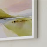 "Green View" - Art Print in Fields by Shina Choi - Frame Close-up
